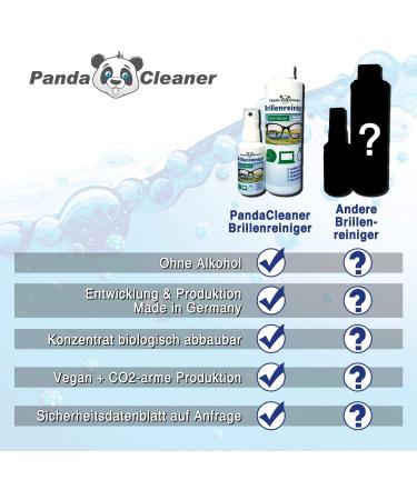Pandacleaner Glasses Cleaner 250ml Refill Bottle | Alcohol-Free Anti-Fog Streak-Free | Ideal for Glasses Displays Monitors & More - Buy Online on GoSupps.com