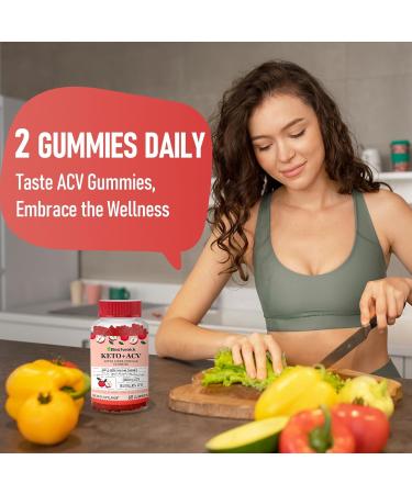 Apple Cider Vinegar Gummies | Max Strength 2000mg | Vegan Non-GMO Probiotics & B12 Support | Digestion Metabolism Detox Gut & Immune Health | 120 Gummies (2 Packs - Buy Online on GoSupps.com