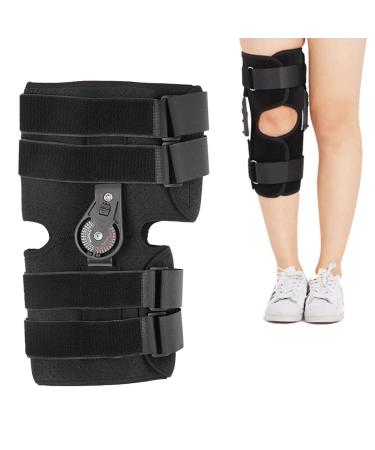 ZJchao Adjustable Knee Joint Chuck - Ligament Injury Osteoarthritis Knee Protector - Support Fixation Exercise Improve Work Efficiency (L) L L
