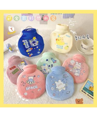 MAIES Hot Water Bottle | Heart Plush Fabric Cover | Winter Warm-Up | Stylish & Cozy Water Bag for Women - Buy Online on GoSupps.com