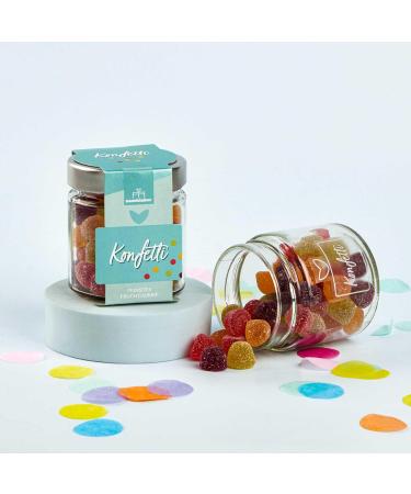 naschlabor Set of 2 New Year Marshmallows 100g + Fruit Candy Confetti 120g | New Year Gift | New Year Gift | Gift for Your Loved Ones - Buy Online on GoSupps.com