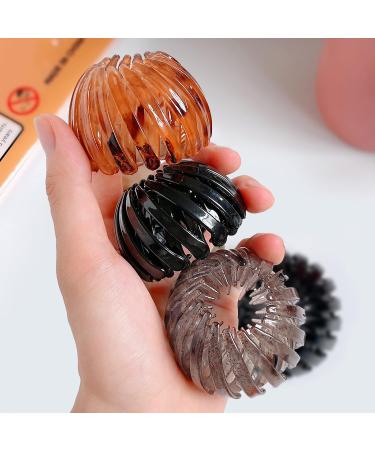 Buy Mlloaayo Horsetail Buckle Balls Hair Clip - Stylish Birds Nest Hair Ornaments in 4 Colors | International Shipping Available - Buy Online on GoSupps.com
