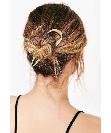4 Pcs 4.5 U Shaped Acetate Hair Pins French Hair Sticks - Ideal for Buns & Thick Hair - Buy Online on GoSupps.com