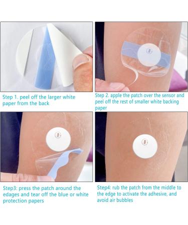 40 Waterproof Freestyle Libre 3 Plasters - Self-Adhesive Breathable & Skin-Friendly Sports Tape - 14-Day Adhesive Fabric Fixing - Blue (International Shipping) - Buy Online on GoSupps.com