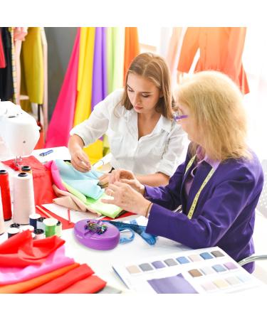 Sizobi Magnetic Sewing Pincushion - Purple Pin Holder & Paper Clip Organizer - Buy Online on GoSupps.com