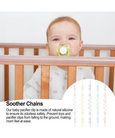 Beißring & Silikon Schnullerclip | Lebensmittelsichere Bissspielzeuge f r Kinder | Universal Bei Ring f r M dchen | Teething Relief ab 3 Monaten - Heshi - Buy Online on GoSupps.com