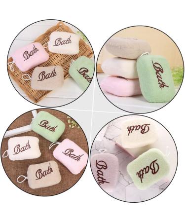 Angoily 12 Pcs Embroidered Bath Towels & Exfoliating Scrubbers - Soft Loofah & Toddler Bath Sponge for Gentle Skin Care - Buy Online on GoSupps.com