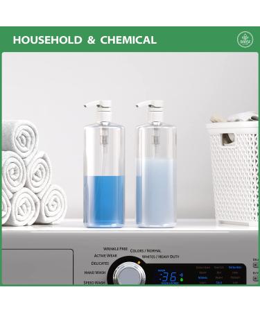 Universal Shampoo Conditioner Pump for 1L Bottles - 33.8 oz (2 Pack, White) - Buy Online on GoSupps.com