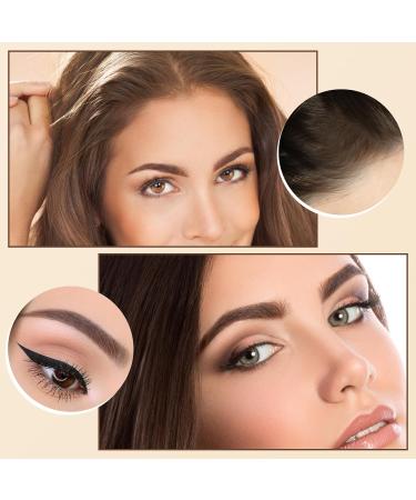 Buy Eyebrow Stamp Stencil Kit - 10 Stencils Waterproof & Long-Lasting Dark Brown Powder - Perfect for Flawless Brows - Buy Online on GoSupps.com