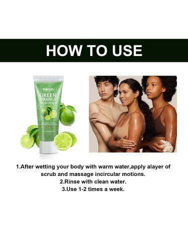 Buy Green Orange Facial Scrub 50G - Deep Cleansing Exfoliating & Moisturizing for All Skin Types | Alcohol-Free Face Cleanser - Buy Online on GoSupps.com
