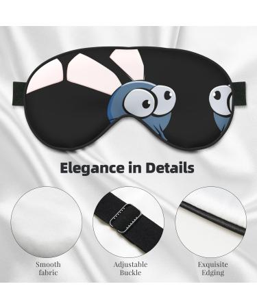 Unisex Insect Wings Eyes Cartoon Print Sleep Eye Mask - Soft Comfort Eye Shade for Travel Yoga & Shift Work - Buy Online on GoSupps.com