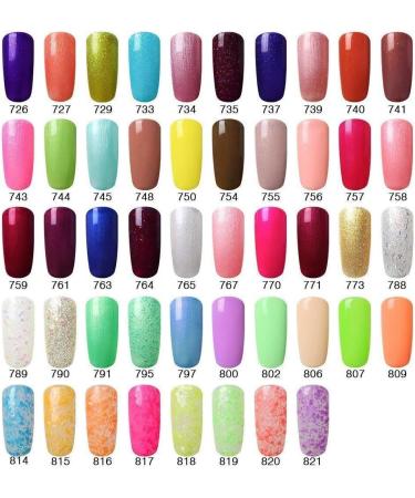 Vishine Soak-off Nail Art UV LED Nail Polish Salon Manicure Glitter Pale Violetred(507) #507 - Buy Online on GoSupps.com