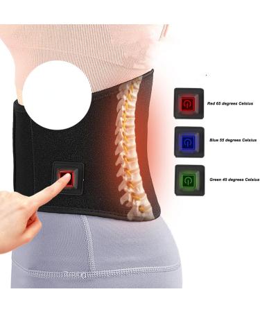 Buy Brrnoo Electrical Waist Support Cushions - Adjustable Heated USB Cushion for Pain Relief | International Shipping - Buy Online on GoSupps.com
