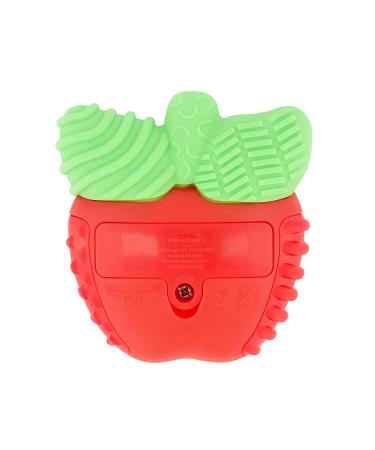 Shop Lil Nibblers Vibrating Apple Teether - Soft Silicone Dental Aid for Babies & Toddlers | International Shipping Available - Buy Online on GoSupps.com