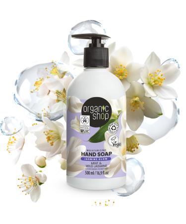 Buy Natural Moisturising Hand Soap Mint & Jasmine 17.5oz - Nourishing & Refreshing | International Shipping Available - Buy Online on GoSupps.com