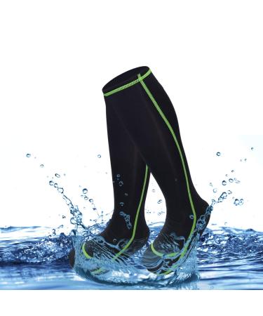 Riverruns Wading Socks, Neoprene Fishing Wader Socks for Men and Women Outdoor Fishing, Surfing, Wakeboarding Neoprene Black XX-Large