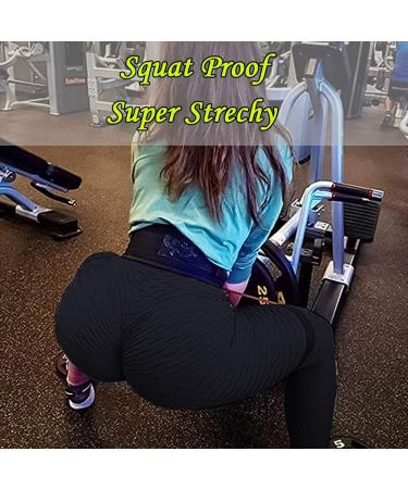 JGS1996 Women's High Waist Yoga Pants Tummy Control Booty Leggings - Large Black - Buy Online on GoSupps.com