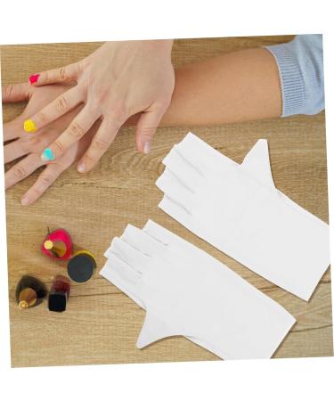 FRCOLOR 2 Pairs Sun Gloves Pink Gloves Nail Uv Gloves Uv Protection Gloves for Gel Nail Lamp Gel Nail Lamp Uv Gloves Nail Art Supplies Uv Nail Gloves Nylon Nail Supplies Summer 21x12x0.1cm As Shown - Buy Online on GoSupps.com