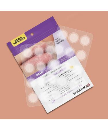 SMARTMED Large Ultra Thin Cold Sore Treatment Patch with Lemon Balm - 24 ct | 15mm - Buy Online on GoSupps.com