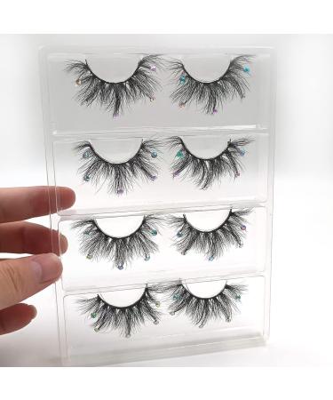 Mink Lashes with Glitter Rhinestones - AF08 Crystal 2022 Eyelashes | Premium Quality - Buy Online on GoSupps.com