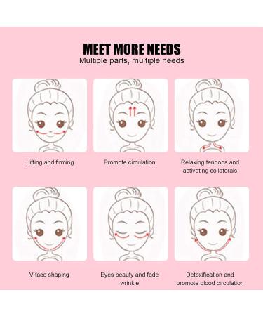 Ankroyu Rose Quartz Gua Sha Massager - Facial Shaving & Beauty Tool for Neck and Body - Portable & International Shipping - Buy Online on GoSupps.com