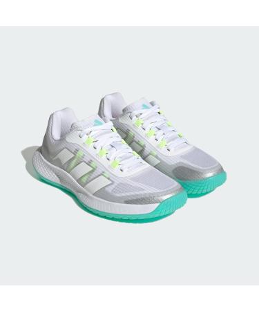 Adidas Women's Forcebounce 2.0 Volleyball Shoes - Ftwr White/Silver - Size 38 2/3 EU | International Shipping Available - Buy Online on GoSupps.com