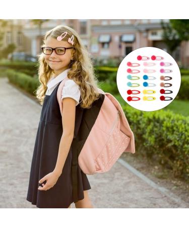 Frcolor 20 Pack Pompom Hair Clips for Girls - No Slip Metal Snap Hair Accessories - Buy Online on GoSupps.com