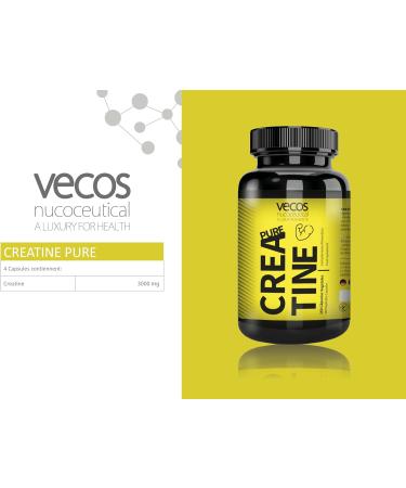 Creatine Monohydrate Pure 3000mg - 160 Capsules Bodybuilding & Muscle Mass - Buy Online on GoSupps.com