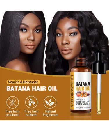 Batana Oil for Hair Growth - Batana Oil - 100% Natural - Repair Damaged Hair Nourishes Thin Hair Scalp Skin and Loss Hair Growth Fir for All Hair Types - 50ml (Batana hair oil) - Buy Online on GoSupps.com