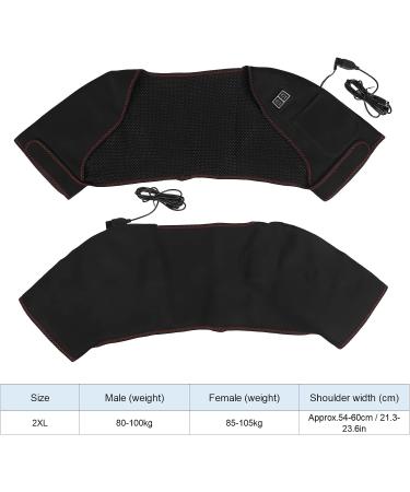 Premium Heated Shoulder Bandage - Adjustable Heat Settings for Pain Relief | Shop Now - Buy Online on GoSupps.com