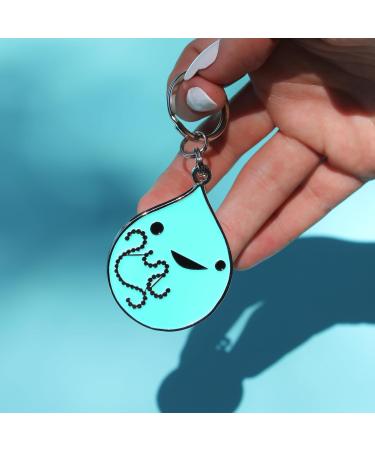I Heart Guts Insulin Cartoon Enamel Keychain - Diabetes Awareness Funny Gift - Buy Online on GoSupps.com