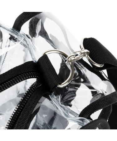 Nanshy Clear Makeup Bag for Artists | Large Travel Organizer with Zipper Handles & Compartments | Durable PVC Storage Solution - Buy Online on GoSupps.com