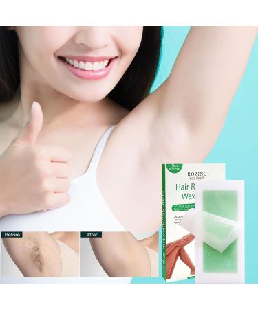 Lead Wax Strips for Women - 20 Durable Natural Hair Removal Sheets | Unisex Wax Paper for Body Arms Legs & Face - Buy Online on GoSupps.com
