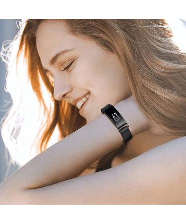 Fintie Elastic Bands Compatible with Fitbit Inspire 2 / Inspire HR/Inspire  Adjustable Stretchy Nylon Loop Band Breathable Replacement Strap Accessory Wristband  Black - Buy Online on GoSupps.com