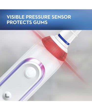 Oral-B GENIUS X Electric Toothbrush with 3 Replacement Brush Heads and Case - Orchid Purple - Buy Online on GoSupps.com