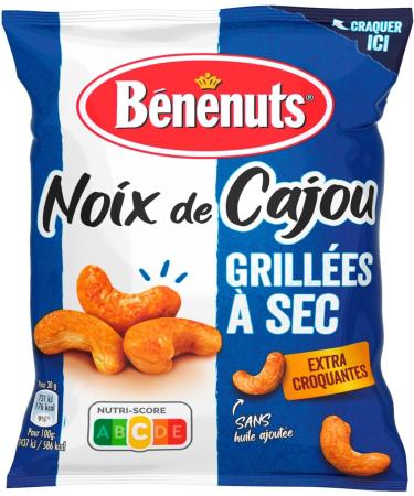 B n nuts Dry Roasted Cashew Nuts 220g - Buy Online on GoSupps.com