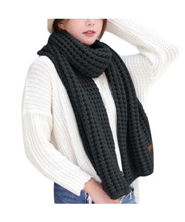 Women's scarf light brown men scarf black thin knitting scarf ladies red loop scarf women autumn yellow winter scarf men winter scarf Christmas scarf ceiling scarf unit size black