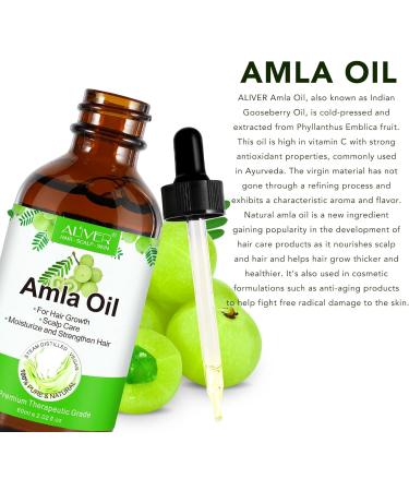 Amla Hair Oil - Natural Indian Hair Care for Healthy & Moisturized Scalp - Buy Online on GoSupps.com