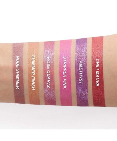 PAMO Metallic Liquid Lipstick in Stripper Pink - Long-Lasting Lip Color with Pearl Finish - Buy Online on GoSupps.com