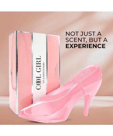 Cool Girl Women Perfume Long Lating Eau De Parfum Fresh And Trendy Natural Spray Fragrance For Effortless Chic 3.4 Fl Oz For Daily Used Cool girl pink 3.4 Fl Oz (Pack of 1) - Buy Online on GoSupps.com