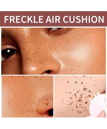 Face Freckles Makeup Air Cushion Freckles | Quick Dry Natural Like Fake Freckles Cushion for Natural Effortless Sunkissed Makeup with 3D Freckles - Buy Online on GoSupps.com