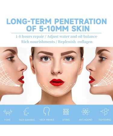 V Line Lifting Mask - 5 Pcs Hydrogel Collagen Face & Neck Tightening Tape for Jawline Contour & Firming - V-Shaped Face Mask with Aloe Vera - Buy Online on GoSupps.com