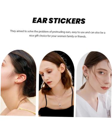 COHEALI 60pcs Elf Ear Stickers - Silicone Vertical Ear Tape for Small Face Orthotics - Transparent 3.7x1.6cm - Buy Online on GoSupps.com