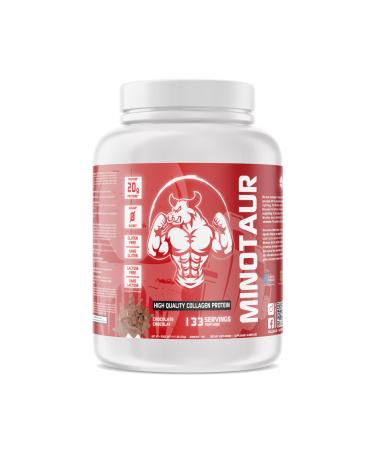 Predator Labs - Minotaur Beef Protein 2kg -23g of protein Hydrolysed Beef Collagen Protein 133 Servings Lactose free Gluten free help to recovery and joint support. Chocolate