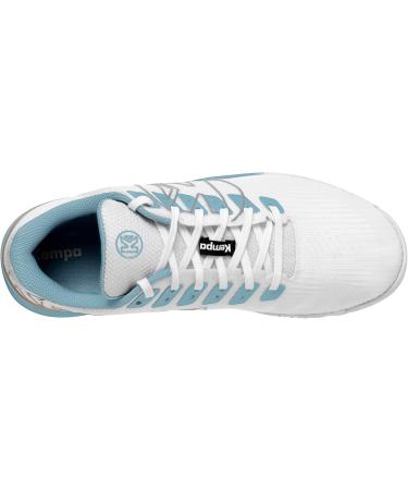 Kempa Unisex Attack Pro 2.0 W Game Changer Handball Shoes - White Aqua - Size 39.5 EU | Top Sports Sneakers for International Shipping - Buy Online on GoSupps.com