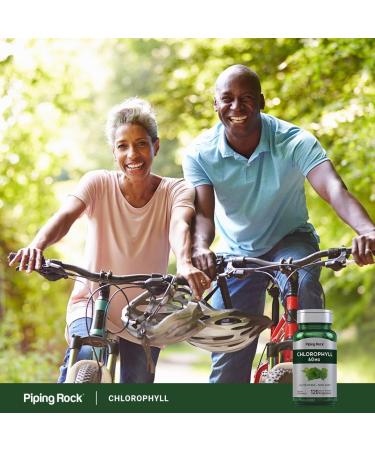 Piping Rock Chlorophyll Capsules | 60 mg | 120 Pills | Supplement for Women and Men | from Mulberry Leaf | Non-GMO Gluten Free - Buy Online on GoSupps.com