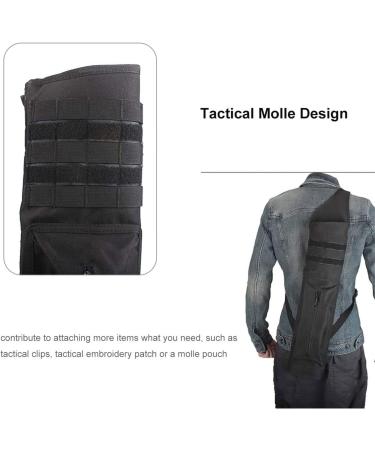 KRATARC Archery Multi-Function Back Arrow Quiver with Molle System Shoulder Arrows Holder Hanged Target Shooting Quiver for Arrows Black (For Right-handed) - Buy Online on GoSupps.com