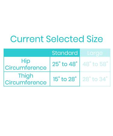 Vive Groin and Hip Brace - Sciatica Wrap for Men and Women - Compression Support for Nerve Pain Relief - Thigh Hamstring Recovery - Black 25 to 48 - Buy Online on GoSupps.com