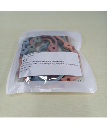 Buy CLdy Baby Toy Pacifier Chain - BPA-Free Silicone Cup Catcher for Strollers - 4-Piece Ocean Blue & Green & Orange & Bean Paste Soother Chains - Buy Online on GoSupps.com