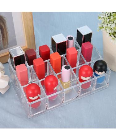 01 02 015 Nail Polish Organizer Polished Surface 16 Grid Large Capacity Lipstick Holder Save Space High Hardness for Lipsticks for Nail Polish - Buy Online on GoSupps.com